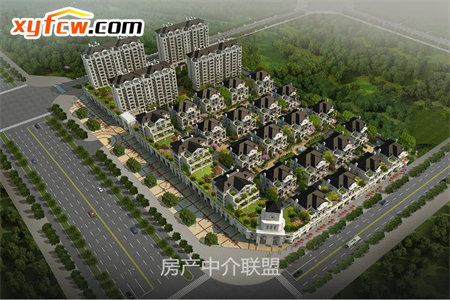 龙都现代城，92m2套三带车库，精装全明户型！